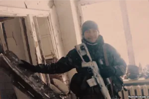 Александр Олийнык боец 128-й отдельной горно-пехотной бригады