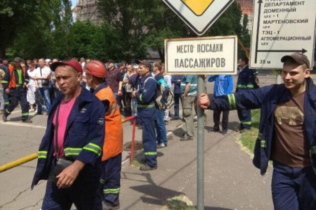 В Украине крупнейший меткомбинат остановил работу из-за забастовки рабочих