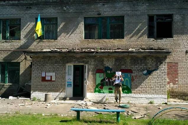 обстрел донбасс