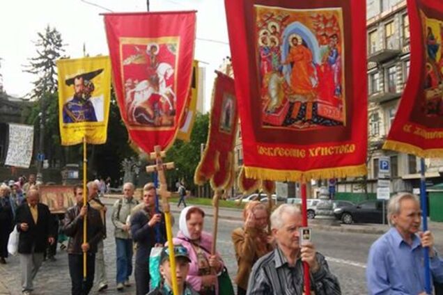 Хода на честь Миколи II в центрі Києва 18-05-2018