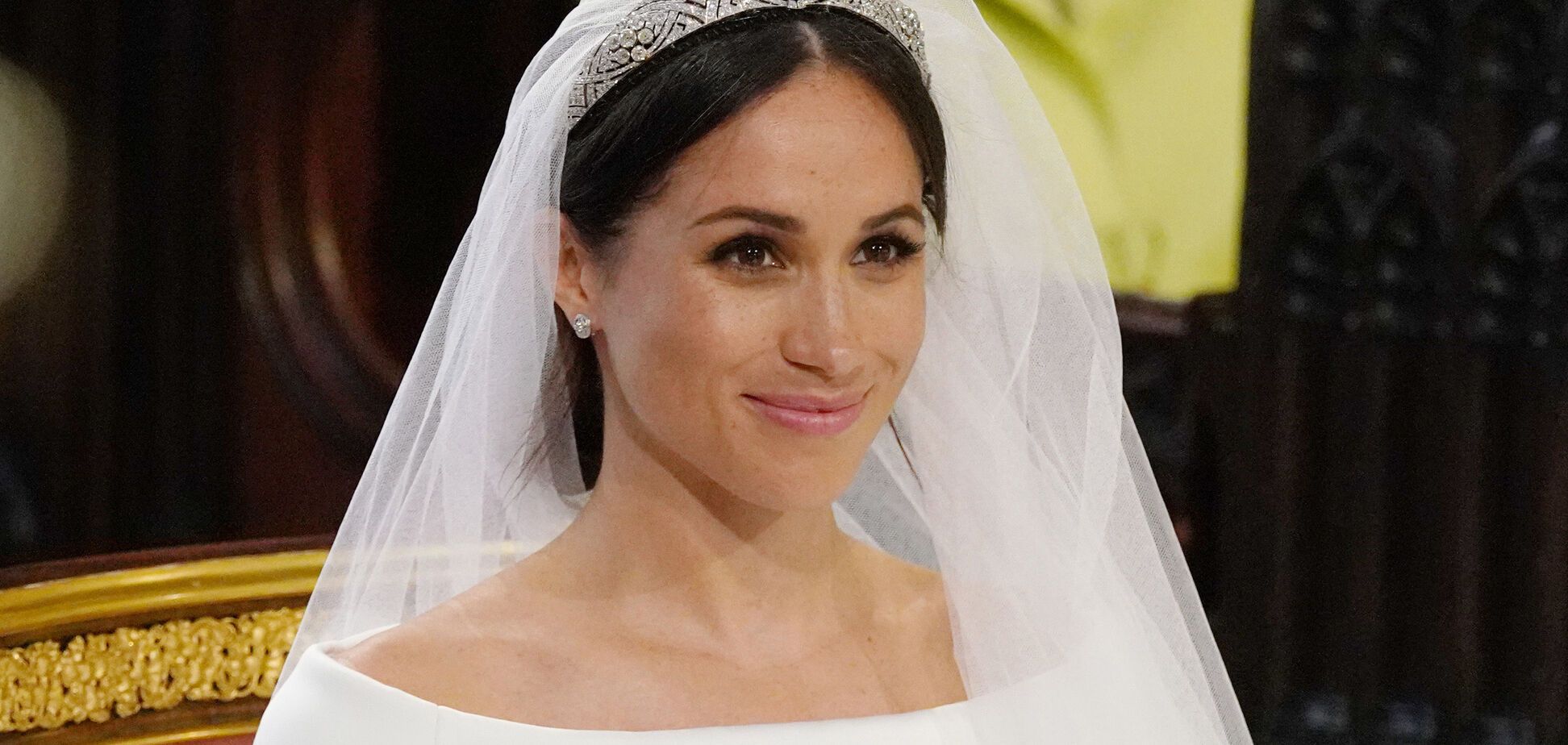 Весільний образ Меган Маркл: фата довжиною п'ять метрів і діамантова тіара