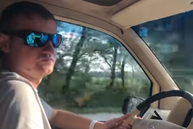 Блогер из Украины проехался по Крымскому мосту