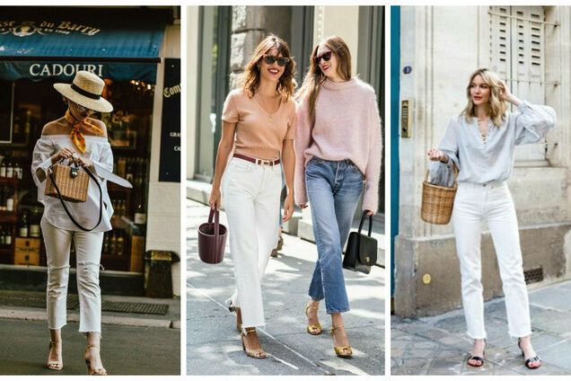 С чем носить самый модный хит лета - белые джинсы