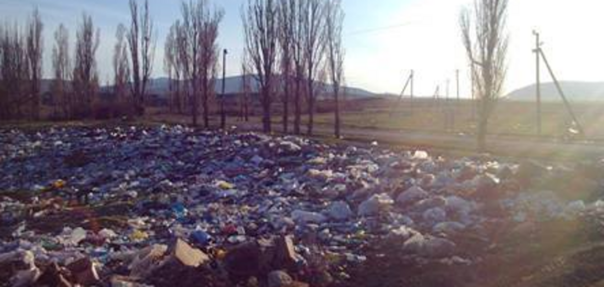 'Регіон чистоти': в Криму окупанти перетворили село на смітник