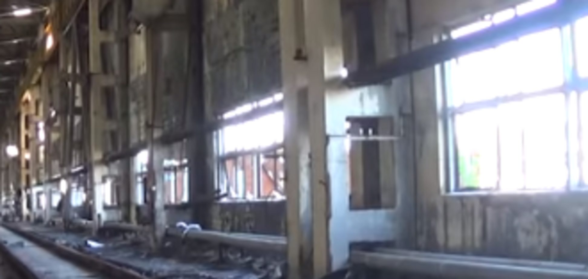 Появилось видео разрухи в Донецке