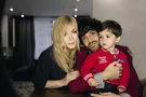 Ирина Билык с мужем Асланом Ахмадовым и сыном Табризом