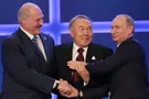 Владимир Путин, Нурсултан Назарбаев и Александра Лукашенко