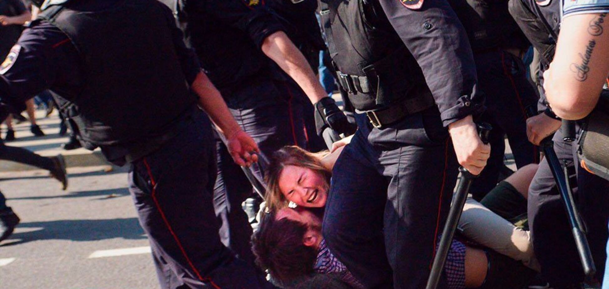 Протесты в России