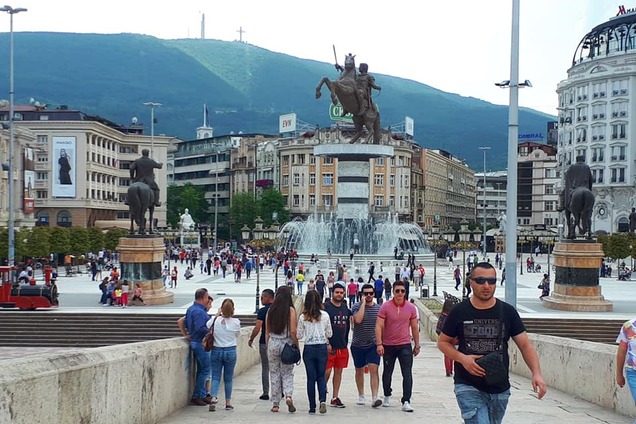 Впервые в Скопье: хаос, полный хаос и еда