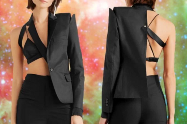 'Полуголый' пиджак