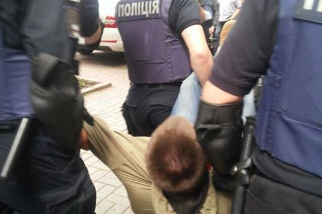 Полиция задержала участника С14 в Киеве 09.05.2018