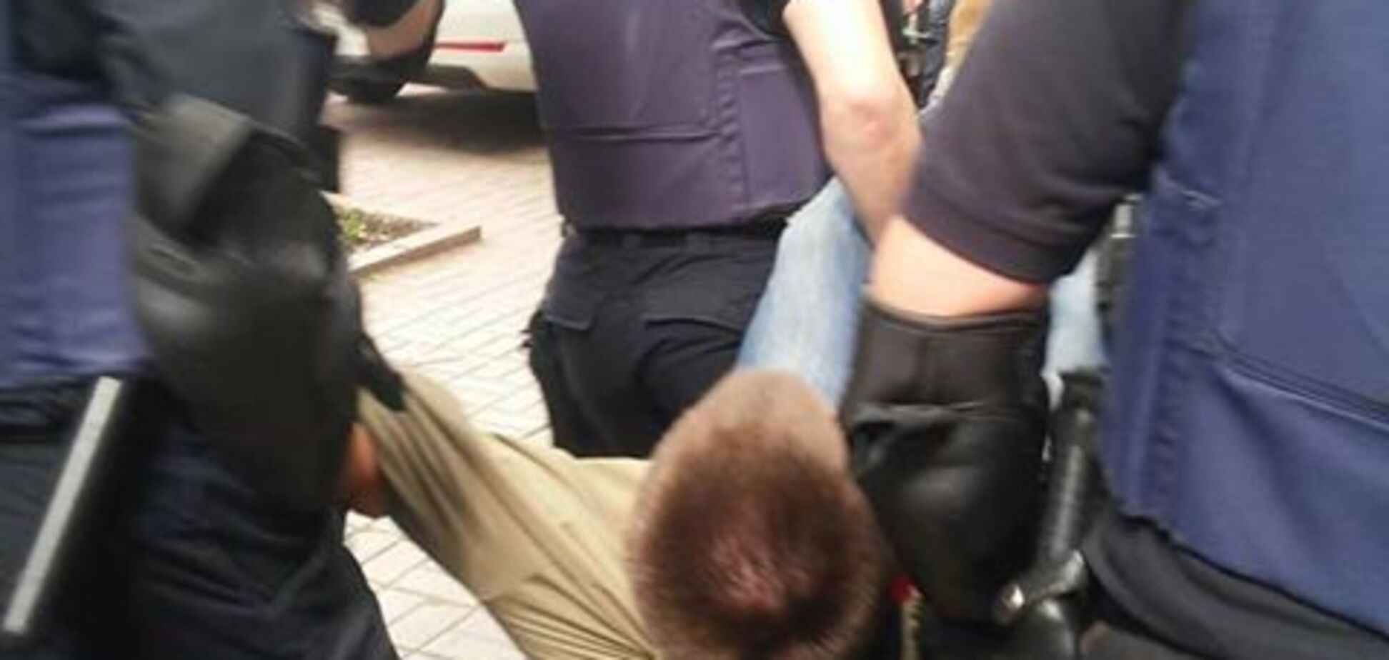 Поліція затримала учасника С14 в Києві 09.05.2018