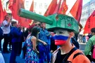 Россияне на День Победы