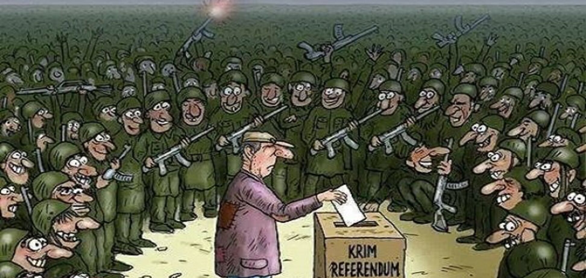 Поющий во славу бандиту Путину