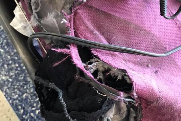 Американке выдали разорванный в клочья чемодан в аэропорту США