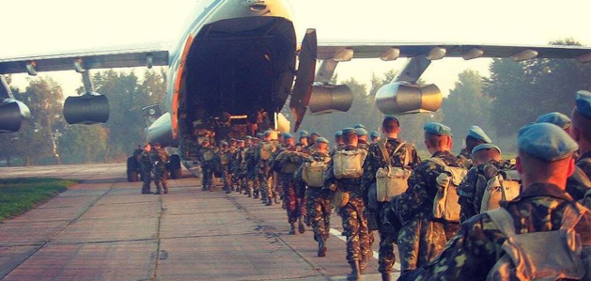 Сбитый над Луганск Ил-76