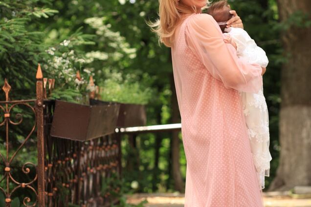 Лилия Ребрик крестила дочку