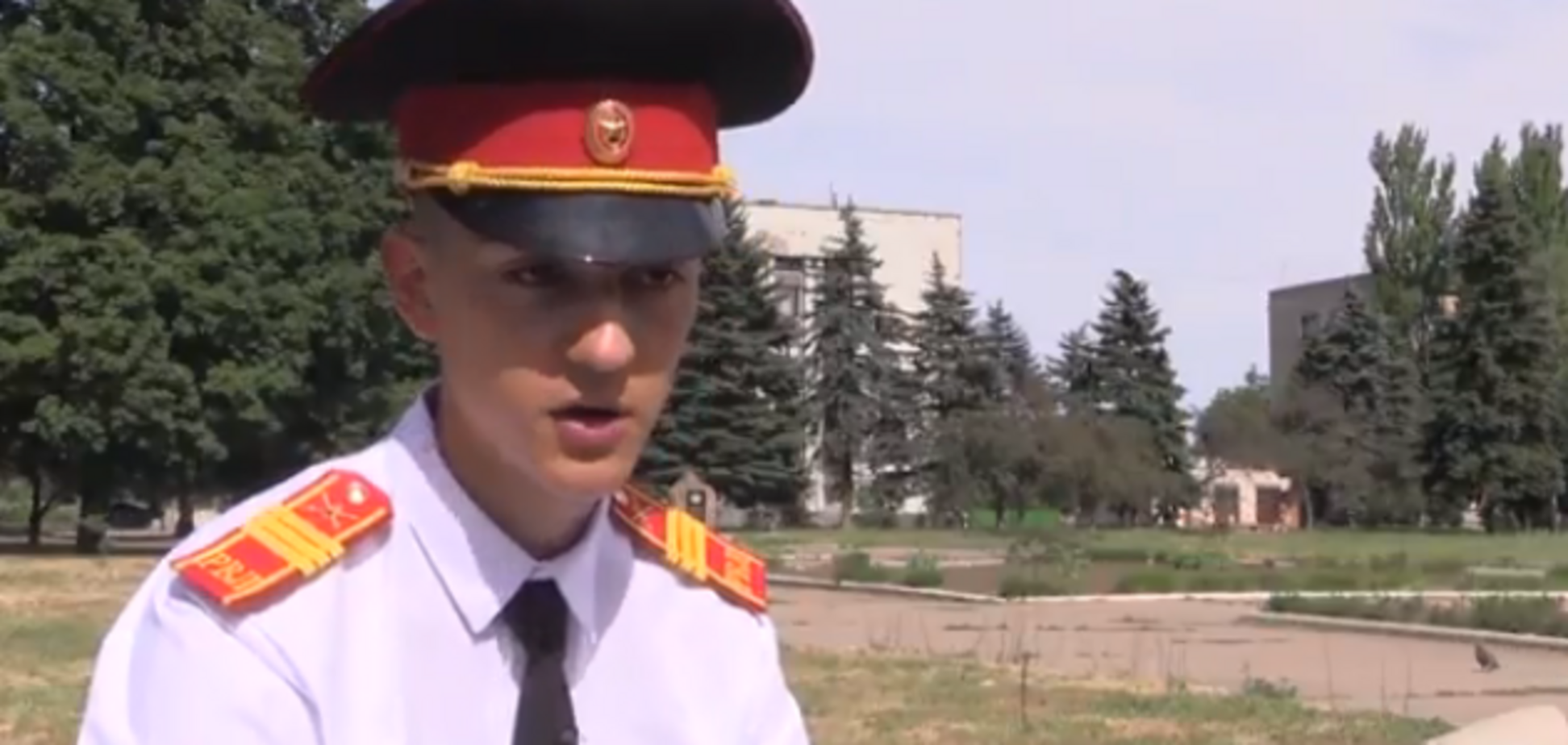 'Друг порадив': син терориста Гіві засвітився на камеру в форме