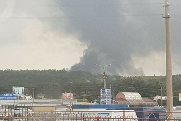 Под Киевом возник мощный пожар: опубликованы первые фото