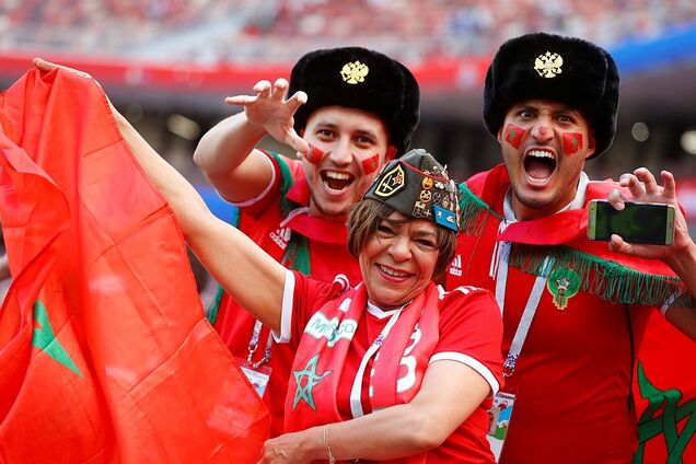 На матче ЧМ-2018 в 'Лужниках' марокканец избил россиянина