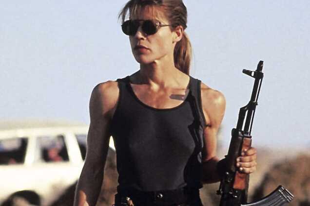 61-річна Сара Коннор засвітилася на зйомках саги 'Термінатор 6'