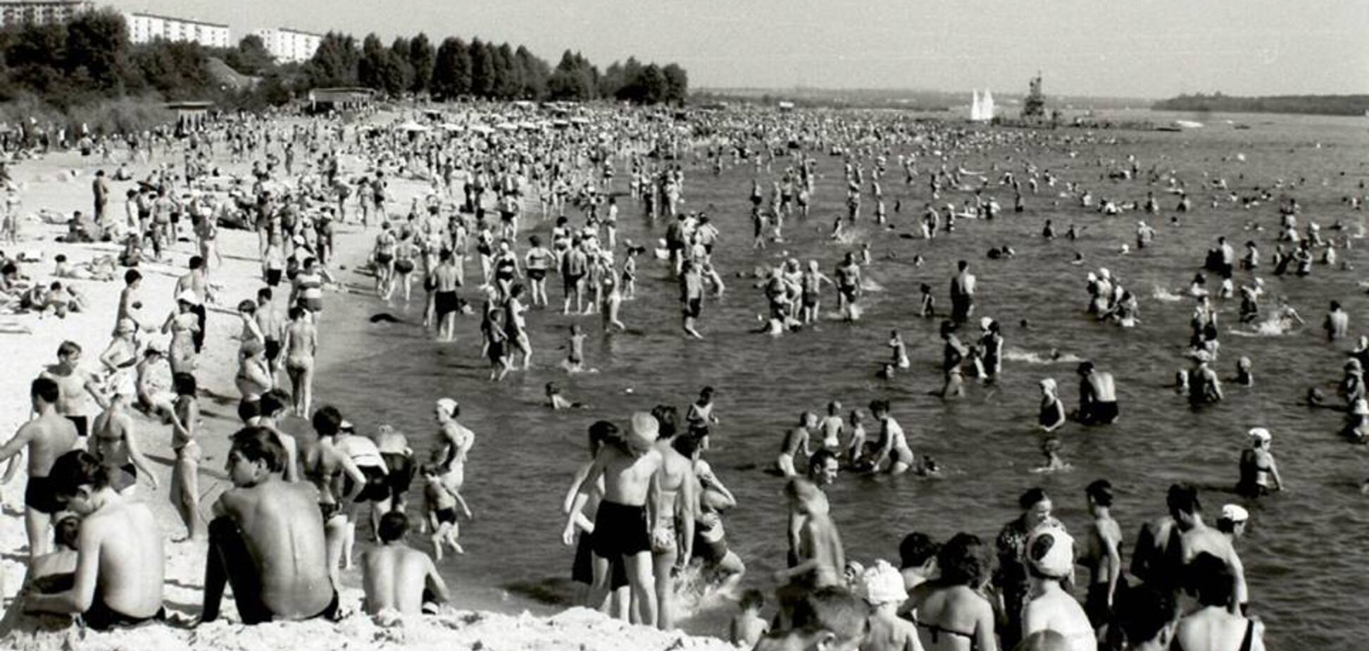 Як виглядав пляж в Запоріжжі 50 років тому: раритетні фото