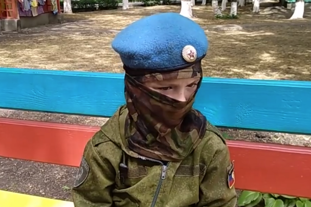 'Бум і все, йому пи*дець': 7-річний 'терорист ДНР' похвалився відстрілом українців. Відеофакт