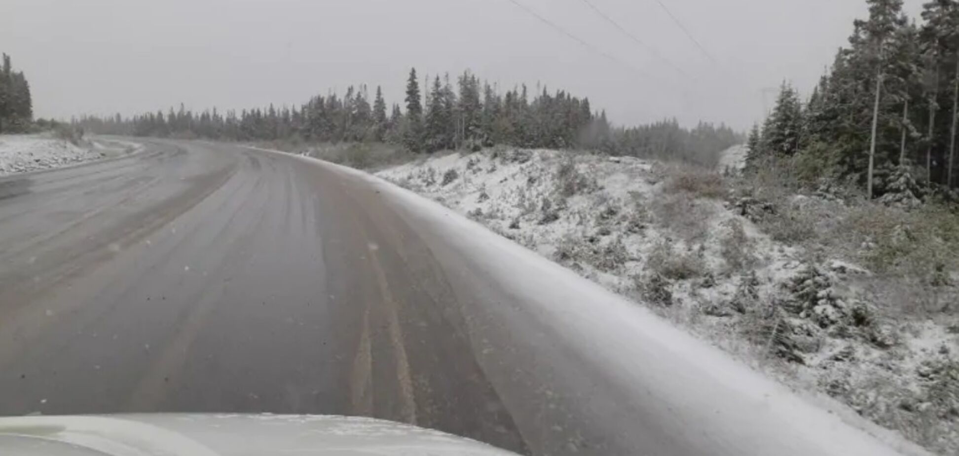 Снег в Канаде