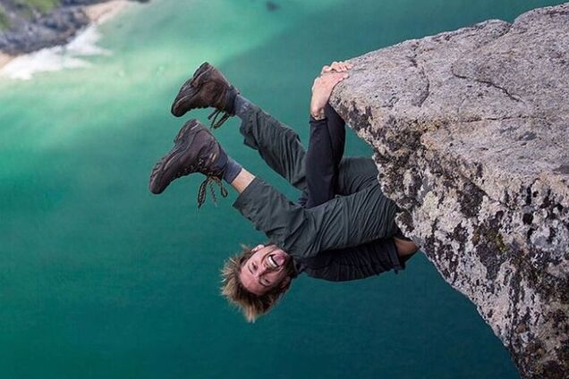 На краю пропасти: как выглядят места для экстремальных фотосессий