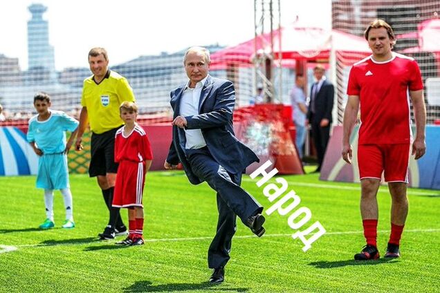 Над Путиным поиздевались за показуху на ЧМ-2018