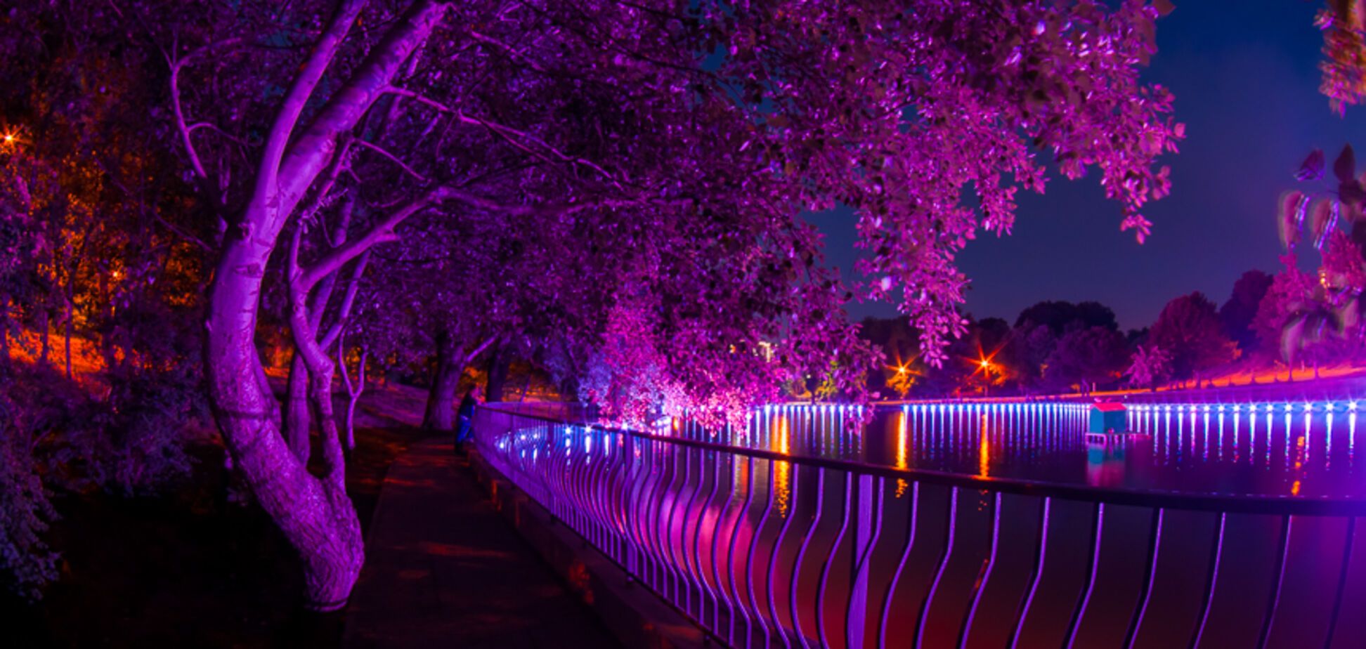 Одесса ночью: в сети показали волшебные фото