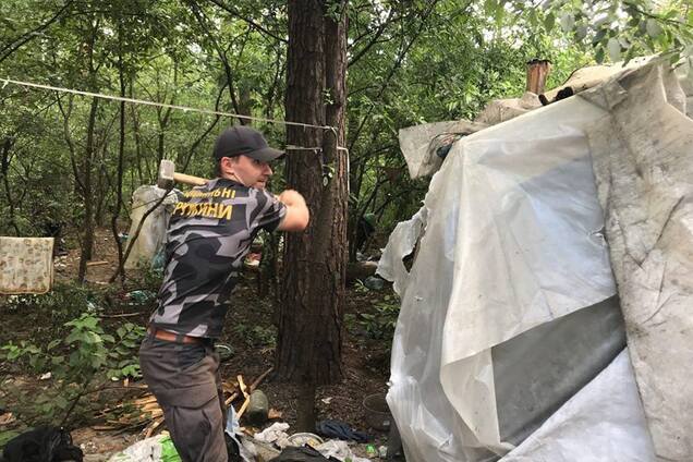 Розгром табору ромів у Києві: 'Нацдружини' пояснилися