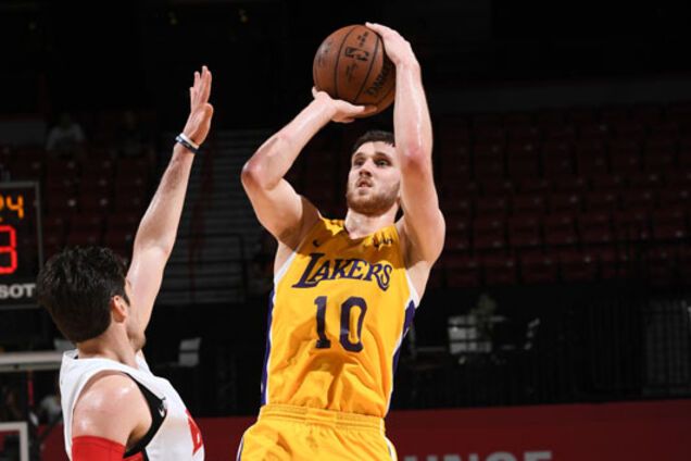 'У нього є яйця': Михайлюк захопив своєю грою партнерів по 'Лейкерс'