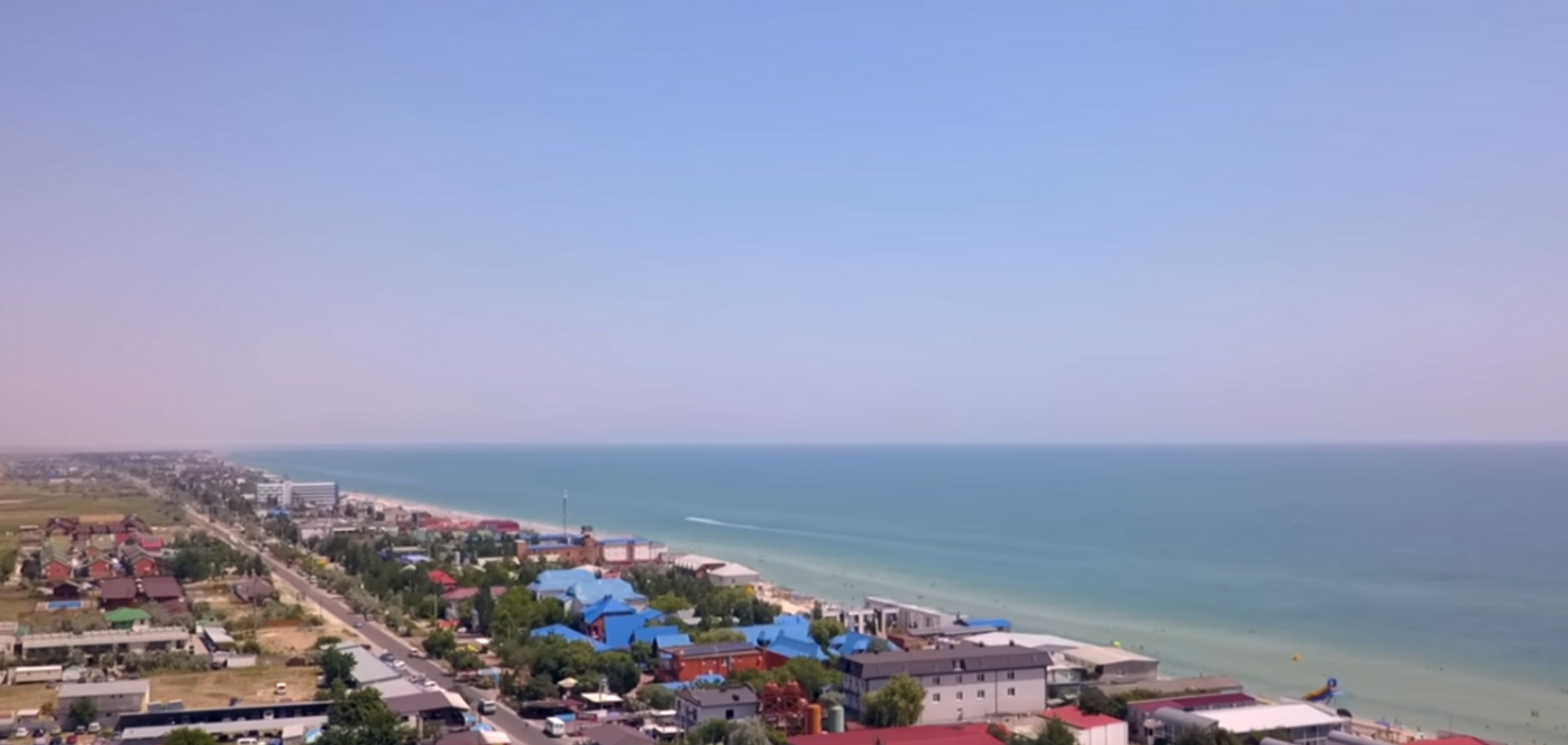 Політ над курортом Азовського моря: опубліковано відео