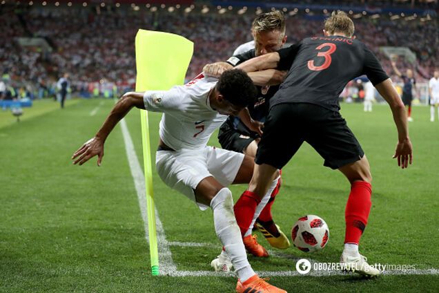 Англия - Хорватия: видео голов полуфинала ЧМ-2018