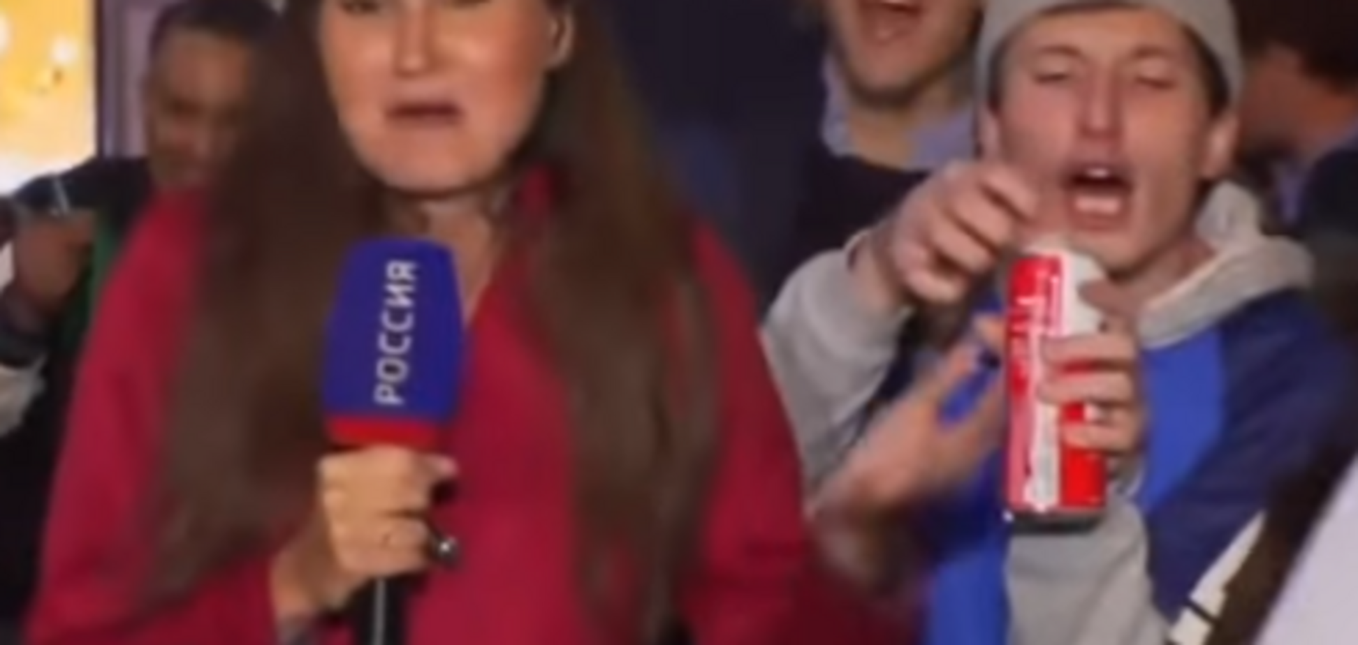 Футбольні фанати зіпсували ефір російським пропагандистам: веселе відео