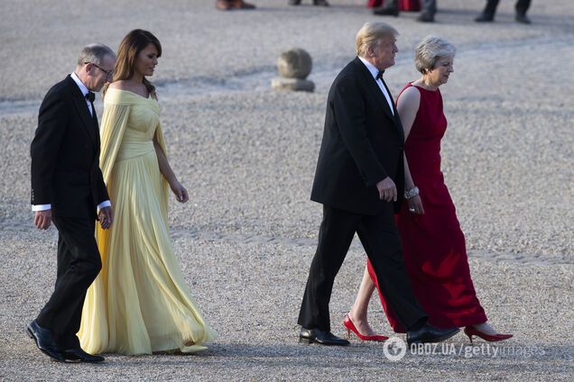 Як принцеса: Меланія Трамп підкорила розкішним вбранням