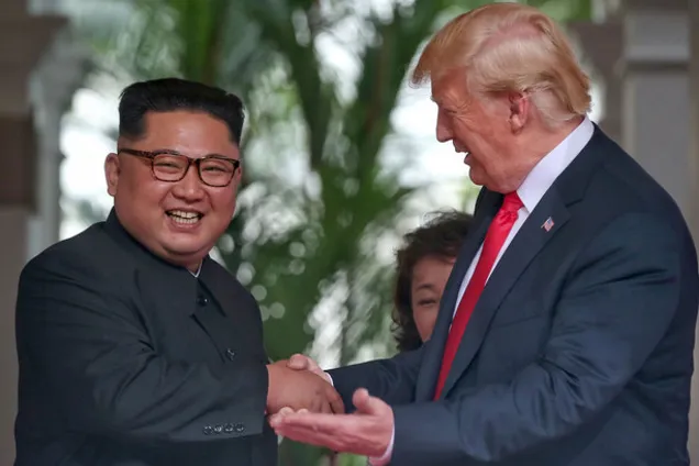 Дональд Трамп и Ким Чен Ын