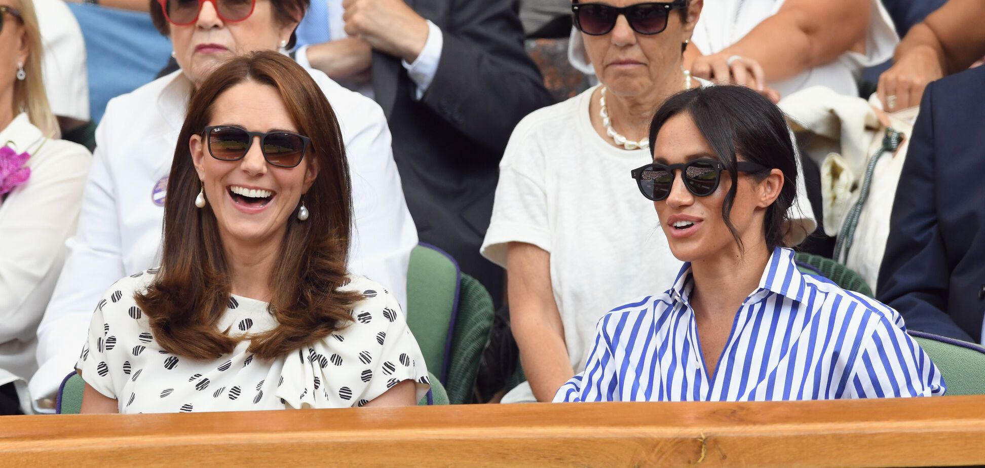 Битва образів: Кейт Міддлтон і Меган Маркл відвідали Вімблдон без чоловіків