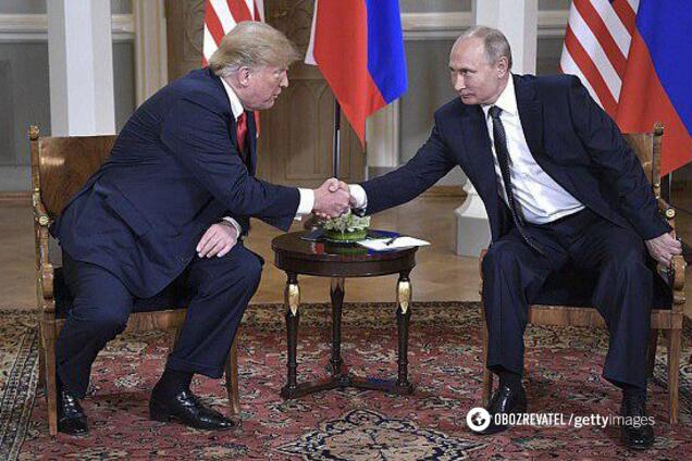 'Чтоб с ходулей не упасть': сеть повеселила реакция Путина на рукопожатие Трампа