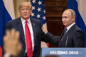 Трампа и Путина "скрестили" на обложке журнала