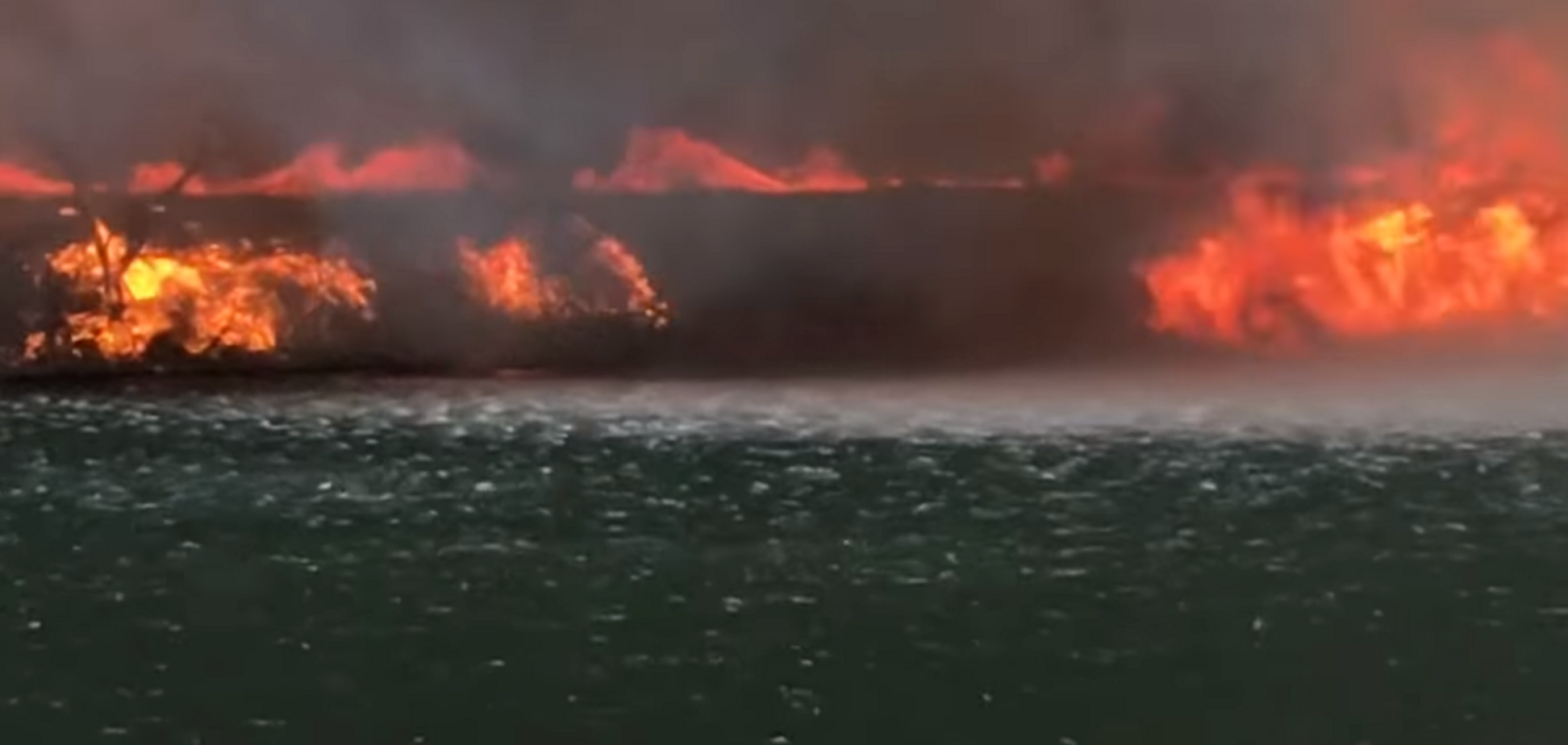 Огненный торнадо и километры дыма в США: фантастическое видео