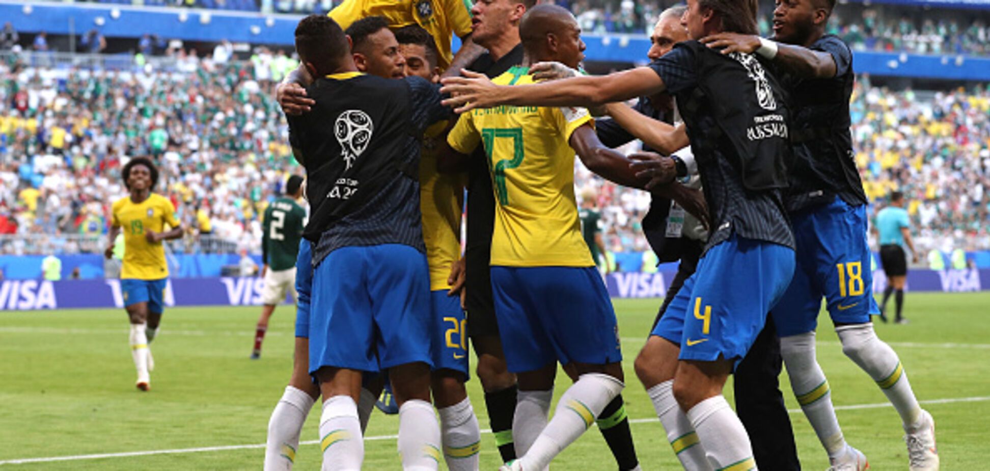 Бразилия уверенно вышла в четвертьфинал ЧМ-2018