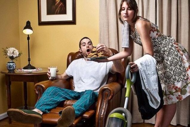 Почему муж не помогает?