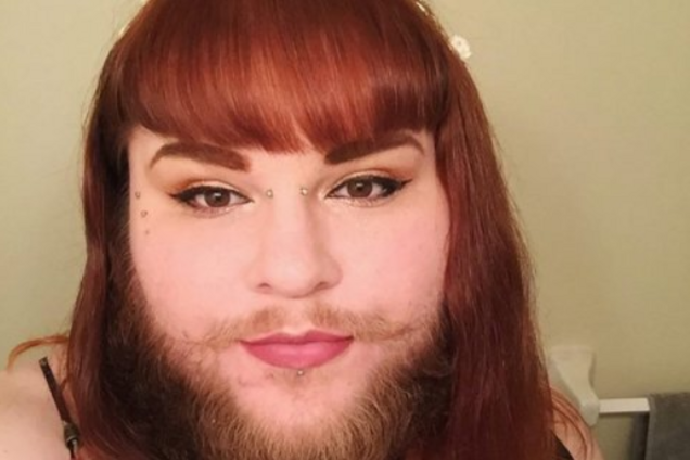 Отрастила бороду чтобы обрести счастье: американка стала звездой, несмотря на издевательства окружающих  