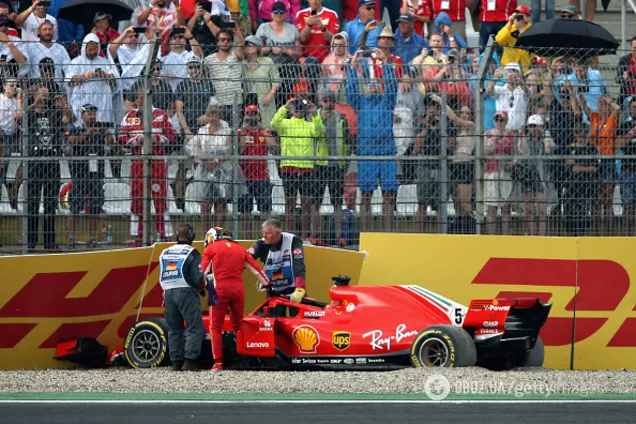 Гран-при Формулы-1 завершился катастрофой для Ferrari