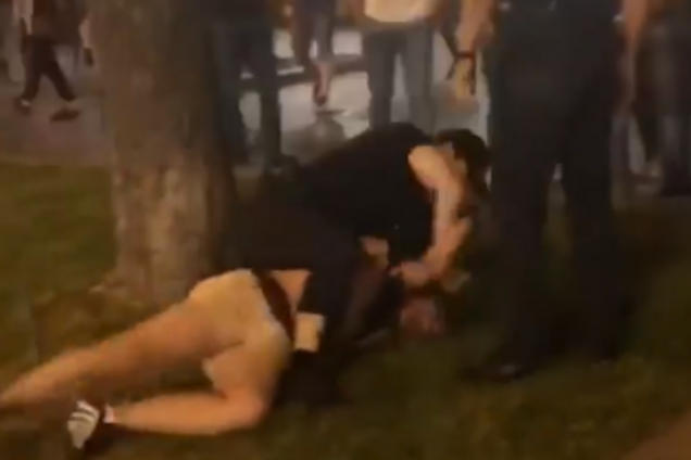 'Закройте е****ники': в Киеве копы предложили стрелять за царапину на авто