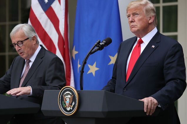 Трамп и Юнкер