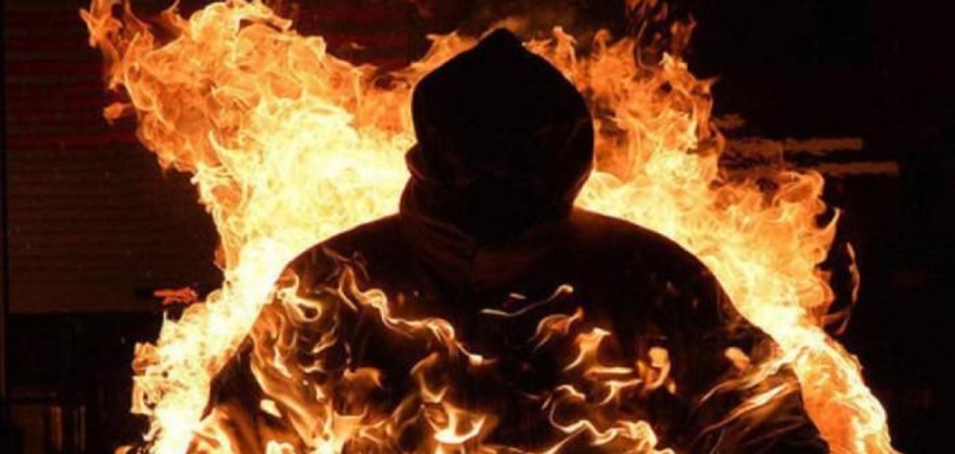 Екс-військовий підпалив себе в Києві: з'явилася інформація про його 'подвиги'