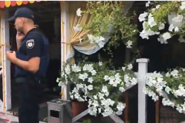 В центре Киева произошла стрельба: опубликовано первое видео